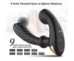 Raper 9 Fonksiyonlu Titreşimli Kumandalı Ayarlanabilir Açılı Anal ve Vajinal Vibratör