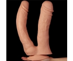 Realistic Mega Double Ultra Kalın Dildo 30 Cm Çift Başlı Dİldo