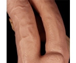 Realistic Mega Double Ultra Kalın Dildo 30 Cm Çift Başlı Dİldo