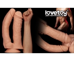 Realistic Mega Double Ultra Kalın Dildo 30 Cm Çift Başlı Dİldo