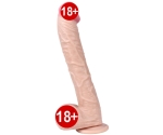 Realistik Dokuda 33 Cm Büyük Boy Kalın Damarlı Penis
