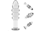 Romance Glass Boğumlu Cam Dildo