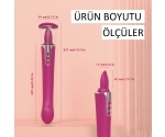 Sabrina Emiş&Dil Hareketli ve Titreşimli Çift taraflı Vibratör Sabrina Emiş&Dil Hareketli ve Titreşimli Çift taraflı Vibratör