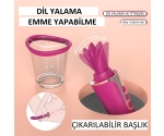 Sabrina Emiş&Dil Hareketli ve Titreşimli Çift taraflı Vibratör Sabrina Emiş&Dil Hareketli ve Titreşimli Çift taraflı Vibratör