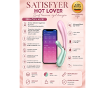 Satifyer Hot Lover Pink G-Bölgesi ve Klitoris Uyarıcı Telefon Kontrollü Isıtmalı Vibratör