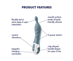 Satisfyer A-Mazing 2 Grey 12 Farklı Güçlü Titreşimli A-Spot Vibratör Satisfyer A-Mazing 2 Grey 12 Farklı Güçlü Titreşimli A-Spot Vibratör
