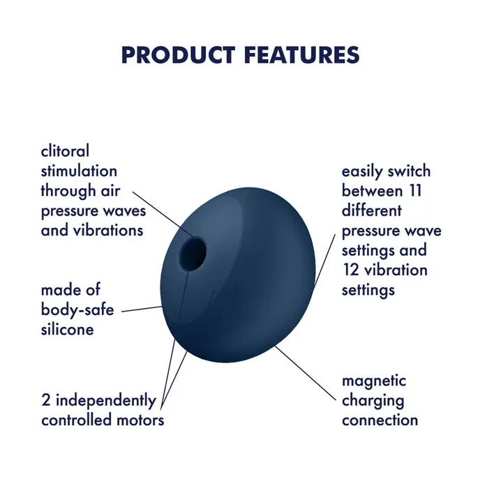 Satisfyer Air Power 4 Air Pulse Vibrator Satisfyer Air Power 4 Air Pulse Vibrator