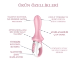 Satisfyer Air Pump Booty 5+ Red App Kontrol Ve Şişebilen&Titreşimli Vibratör