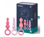 Satisfyer Booty Call Renkli Silikon 3 Lü Anal Set