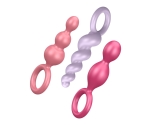 Satisfyer Booty Call Renkli Silikon 3 Lü Anal Set