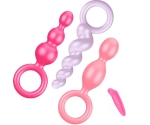 Satisfyer Booty Call Renkli Silikon 3 Lü Anal Set