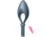 Satisfyer Bullseye Connect Dark Blue App Kontrollü Ayarlanabilir Titreşimli Penis Halkası
