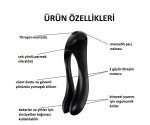 Satisfyer Candy Cane 12 Modlu Titreşimli Şeker Kamışı Parmak Vibratörü