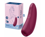Satisfyer Curvy 1+ Rose Red Telefon Kontrol Air Pulse Vibratör Satisfyer Curvy 1+ Rose Red Telefon Kontrol Air Pulse Vibratör