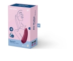 Satisfyer Curvy 1+ Rose Red Telefon Kontrol Air Pulse Vibratör Satisfyer Curvy 1+ Rose Red Telefon Kontrol Air Pulse Vibratör