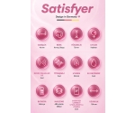 Satisfyer Curvy 1+ Rose Red Telefon Kontrol Air Pulse Vibratör