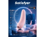 Satisfyer Curvy 2+ Pink Klitoris Stimülatörü ve App Kontrol Titreşimli Vibratör