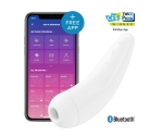 Satisfyer Curvy 2+ White Klitoris Stimülatörü ve App Kontrol Titreşimli Vibratör