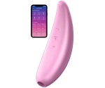 Satisfyer Curvy 3+ Pink Klitoris Stimülatörü ve App Kontrol Titreşimli Vibratör
