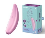 Satisfyer Curvy 3+ Pink Klitoris Stimülatörü ve App Kontrol Titreşimli Vibratör