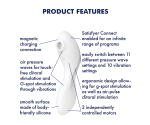 Satisfyer Curvy Trinity 5+ White App Kontrollü Emişli&Titreşimli Vibratör  Satisfyer Curvy Trinity 5+ White App Kontrollü Emişli&Titreşimli Vibratör