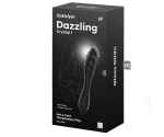 Satisfyer Dazzling Crystal 1 Yüksek Kaliteli Borosilikat Siyah Cam Yapay Penis