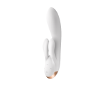 Satisfyer Double Flex White Connect App Kontrollü Ultra Esnek Güçlü Titreşimli Rabbit Vibratör