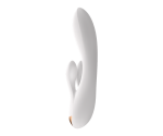 Satisfyer Double Flex White Connect App Kontrollü Ultra Esnek Güçlü Titreşimli Rabbit Vibratör