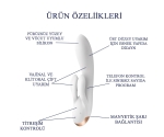 Satisfyer Double Flex White Connect App Kontrollü Ultra Esnek Güçlü Titreşimli Rabbit Vibratör