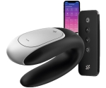 Satisfyer Double Fun Black Telefon Kontrollü Çiftlere Özel Vibratör