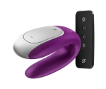 Satisfyer Double Fun Violet Telefon Kontrollü Çiftlere Özel Vibratör