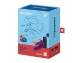 Satisfyer Double Fun Violet Telefon Kontrollü Çiftlere Özel Vibratör