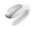 Satisfyer Double Fun White Kumandalı ve Telefon Kontrollü Çiftlere Özel Vibratör