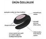 Satisfyer Double Joy Siyah Telefon Kontrol Çiftlere Özel Vibratör
