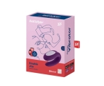 Satisfyer Double Joy Violet Telefon Kontrol Çiftlere Özel Vibratör	