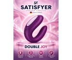 Satisfyer Double Joy Violet Telefon Kontrol Çiftlere Özel Vibratör	
