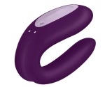 Satisfyer Double Joy Violet Telefon Kontrol Çiftlere Özel Vibratör	