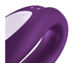 Satisfyer Double Joy Violet Telefon Kontrol Çiftlere Özel Vibratör	