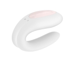 Satisfyer Double Joy White Telefon Kontrol Çiftlere Özel Vibratör	