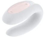 Satisfyer Double Joy White Telefon Kontrol Çiftlere Özel Vibratör	