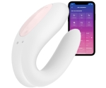 Satisfyer Double Joy White Telefon Kontrol Çiftlere Özel Vibratör	