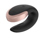 Satisfyer Double Love Black Telefon Kontrollü Çiftlere Özel Vibratör Satisfyer Double Love Black Telefon Kontrollü Çiftlere Özel Vibratör
