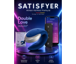Satisfyer Double Love Blue Kumandalı ve Telefon Kontrollü Çiftlere Özel Vibratör