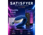 Satisfyer Double Love Blue Kumandalı ve Telefon Kontrollü Çiftlere Özel Vibratör