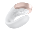 Satisfyer Double Love White Telefon Kontrollü Çiftlere Özel Vibratör