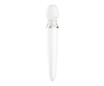 Satisfyer Double Wand-er Connect White App Kontrollü Ekstra Başlıklı Güçlü Titreşimli Masaj Aleti Vibratör