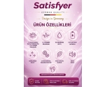 Satisfyer Double Wand-er Connect White App Kontrollü Ekstra Başlıklı Güçlü Titreşimli Masaj Aleti Vibratör