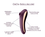 Satisfyer Dual Kiss Purple Emişli Ve Güçlü Titreşimli G-Spot Vibratör Satisfyer Dual Kiss Purple Emişli Ve Güçlü Titreşimli G-Spot Vibratör