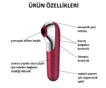 Satisfyer Dual Love 11 Modlu Titreşim ve Emiş Yapabilen Telefon Uyumlu Vibratör