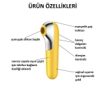 Satisfyer Dual Love 11 Modlu Titreşimli ve Emiş Modlu Telefon Uyumlu Vibratör Satisfyer Dual Love 11 Modlu Titreşimli ve Emiş Modlu Telefon Uyumlu Vibratör